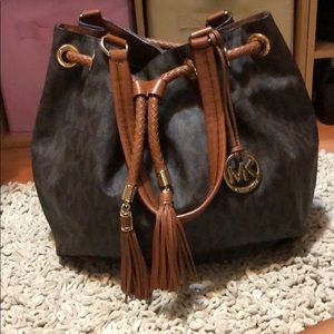 Michale Kors brown Camden Tote